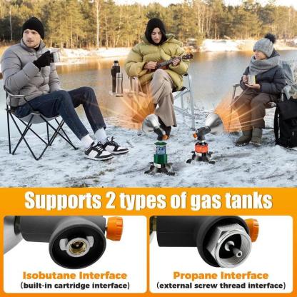 8500BTU Portable Propane Heater – Reinforced Base & Tank Holder ⛽